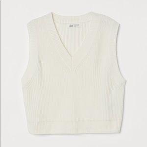 Cropped Sweater Vest